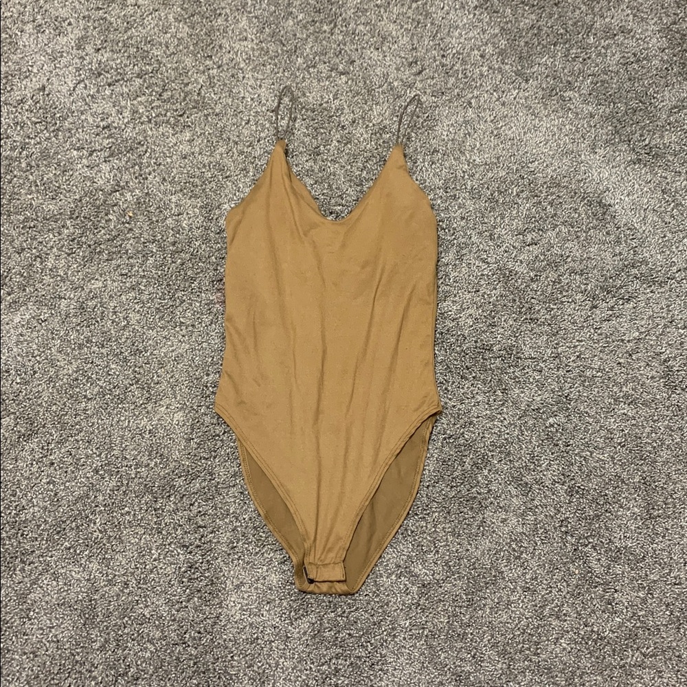 Brown bodysuit